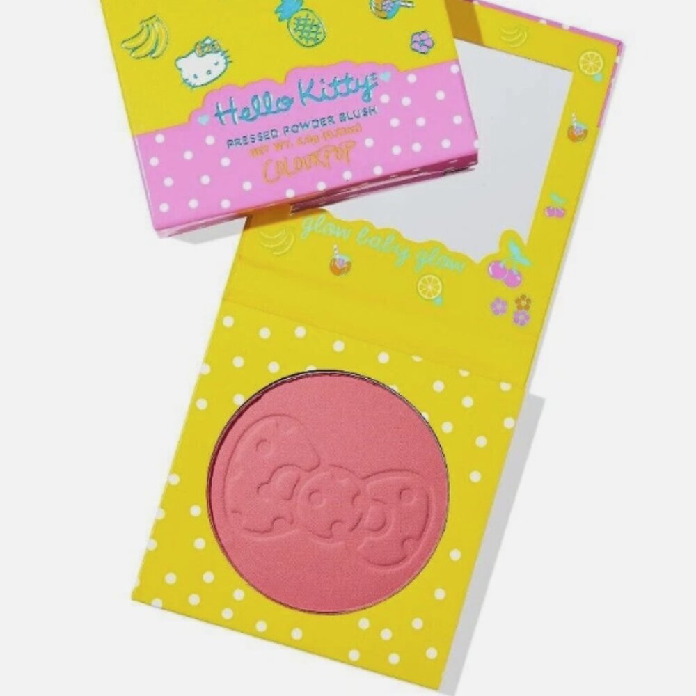 Colourpop Hello Kitty Pressed Powder Blush Island Shine NWB